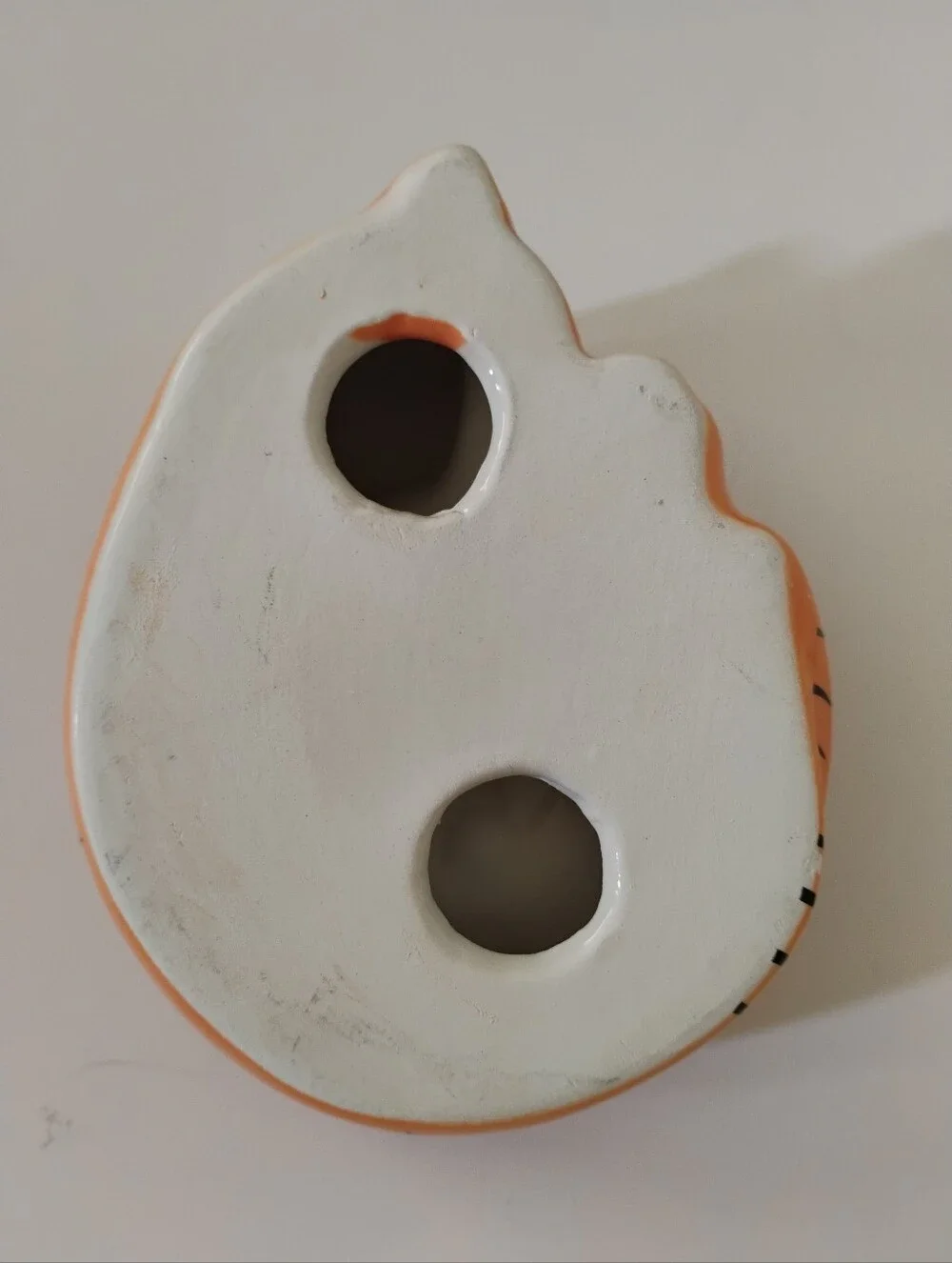 Sleeping Orange Cat Ceramic Trinket Dish